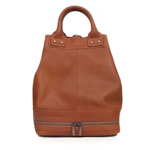 Zoey Handmade Leather Bucket Bag